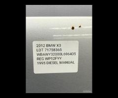 COFANO ANTERIORE BMW X3 F25 2010 - 2017 4161726733 - 17