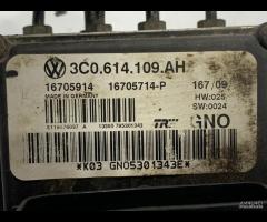 CENTRALINA POMPA ABS VOLKSWAGEN PASSAT 2010 3C0614 - 12