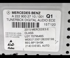 MODULO CENTRALINA SINTONIZZATORE AUDIO MERCEDES W2 - 6