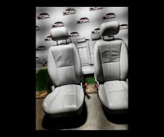 SET SEDILI IN PELLE BIANCA JAGUAR S-TYPE 1998-2007