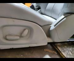 SET SEDILI IN PELLE BIANCA JAGUAR S-TYPE 1998-2007