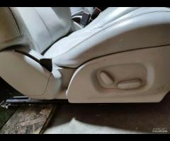 SET SEDILI IN PELLE BIANCA JAGUAR S-TYPE 1998-2007