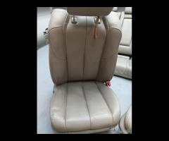 SET COMPLETO SEDILI IN PELLE BEIGE ANTERIORE+POSTE