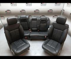 SET COMPLETO SEDILI IN PELLE NERA MERCEDES CLASSE