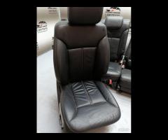 SET COMPLETO SEDILI IN PELLE NERA MERCEDES CLASSE