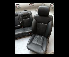 SET COMPLETO SEDILI IN PELLE NERA MERCEDES CLASSE
