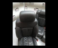 SET COMPLETO SEDILI IN PELLE NERA MERCEDES CLASSE - 6