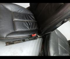 SET COMPLETO SEDILI IN PELLE NERA MERCEDES CLASSE - 7