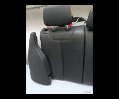 SEDILI POSTERIORE IN PELLE NERA CUCITURA ROSSA BMW