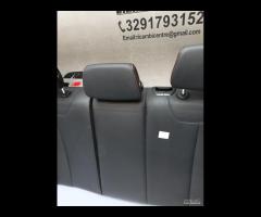 SEDILI POSTERIORE IN PELLE NERA CUCITURA ROSSA BMW - 7