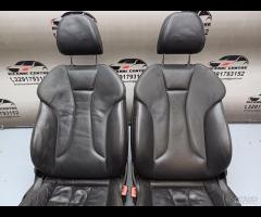 SEDILI ANTERIORI IN PELLE NERA AUDI A3 8V CABRIO 2
