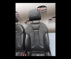 SEDILI ANTERIORI IN PELLE NERA AUDI A3 8V CABRIO 2 - 11