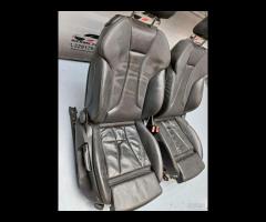 SEDILI ANTERIORI IN PELLE NERA AUDI A3 8V CABRIO 2 - 18