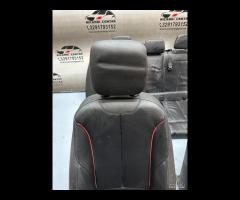 SET SEDILI IN PELLE NERA CUCITURA ROSSA BMW F20 20