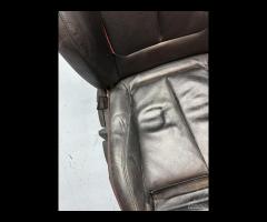 SET SEDILI IN PELLE NERA CUCITURA ROSSA BMW F20 20 - 6