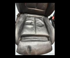 SET SEDILI IN PELLE NERA CUCITURA ROSSA BMW F20 20 - 7