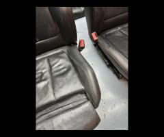 SET SEDILI IN PELLE NERA CUCITURA ROSSA BMW F20 20 - 8