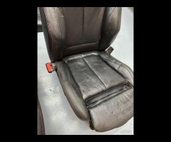 SET SEDILI IN PELLE NERA CUCITURA ROSSA BMW F20 20 - 11
