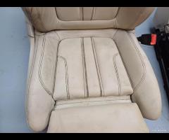 SET SEDILI IN PELLE BEIGE CUCITURA BEIGE BMW G30 F - 10