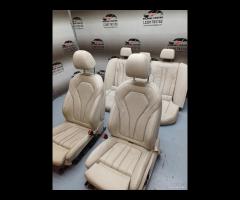 SET SEDILI IN PELLE BEIGE CUCITURA BEIGE BMW G30 F - 14