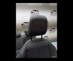 SET SEDILI IN PELLE \\ TESSUTO CUCITURA BIANCA OPE