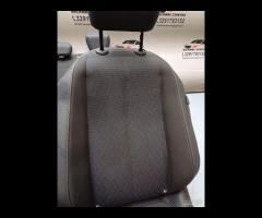 SET SEDILI IN PELLE \\ TESSUTO CUCITURA BIANCA OPE