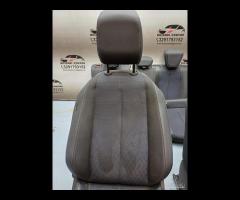 SET SEDILI IN PELLE \\ TESSUTO CUCITURA BIANCA OPE - 7