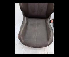 SET SEDILI IN PELLE \\ TESSUTO CUCITURA BIANCA OPE - 9