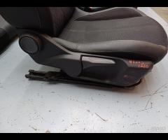 SET SEDILI IN PELLE \\ TESSUTO CUCITURA BIANCA OPE - 11