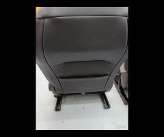 SET SEDILI IN PELLE \\ TESSUTO CUCITURA BIANCA OPE - 21