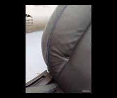 SET SEDILI IN PELLE CUCITURA BLU NISSAN LEAF II 20 - 12