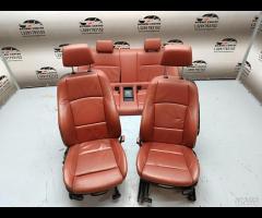 SET SEDILI IN PELLE ROSSO BMW SERIE 1 E82 120D COU