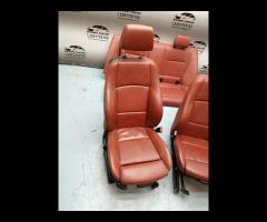 SET SEDILI IN PELLE ROSSO BMW SERIE 1 E82 120D COU - 6