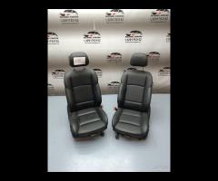 SEDILI IN PELLE NERA ANTERIORE SX DX BMW  F10 F11