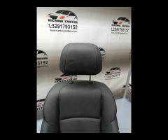 SEDILI IN PELLE NERA ANTERIORE SX DX BMW  F10 F11 - 11