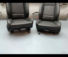 SEDILI IN PELLE NERA ANTERIORE SX DX BMW  F10 F11 - 16