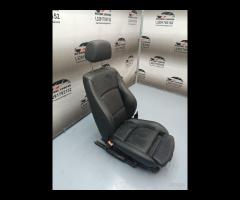 SEDILI IN PELLE NERA ANTERIORE SX BMW SERIE 3 2009