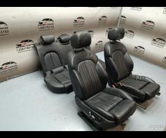 SET SEDILI IN PELLE NERA AUDI A6 4G C7 S-LINE 2014