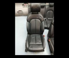 SET SEDILI IN PELLE NERA AUDI A6 4G C7 S-LINE 2014 - 16