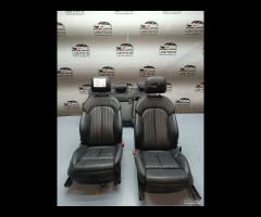 SET SEDILI IN PELLE NERA AUDI A6 4G C7 S-LINE 2014 - 19