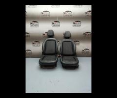 SET SEDILI ANTERIORE IN PELLE NERA SX+DX 2016-2020