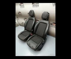 SET SEDILI ANTERIORE IN PELLE NERA SX+DX 2016-2020