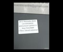 CENTRALINA CONTROLLO SEDILE 2012 MERCEDES-BENZ B20 - 7