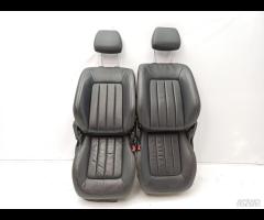 SET SEDILI ANTERIORE IN PELLE NERO 2.1D MERCEDES C