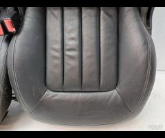 SET SEDILI ANTERIORE IN PELLE NERO 2.1D MERCEDES C - 10