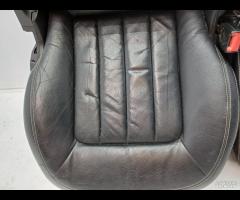 SET SEDILI ANTERIORE IN PELLE NERO 2.1D MERCEDES C - 12