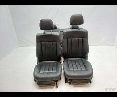 SET SEDILI IN PELLE NERO MERCEDES E CLASS W212 201