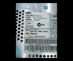 AUTORADIO /BOOST LETTORE CD/ MINI COOPER 2007 6512 - 14