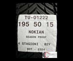 4 PNEUMATICI 195/50 R15 NOKIAN 4 STAGIONI KM0 - 11