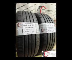 2 PNEUMATICI 205/45 R17 CONTINENTAL ESTIVE KM0